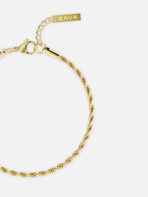 RIVA 3 mm Armband | 18K Goud