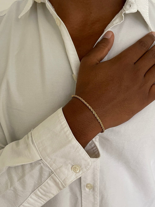 RIVA 3 mm Armband | 18K Goud