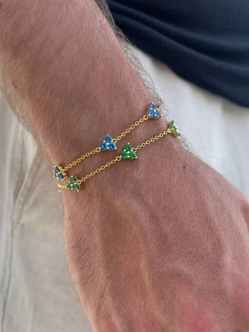 FORTUNA Smaragd Armbånd | 18K Guld