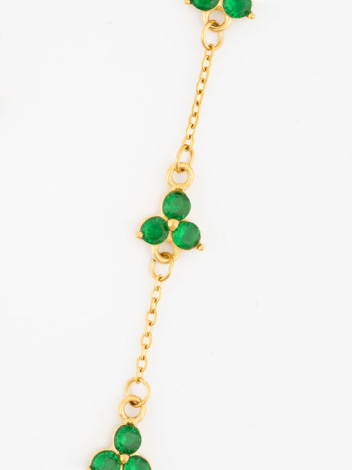 FORTUNA Smaragd Armbånd | 18K Guld