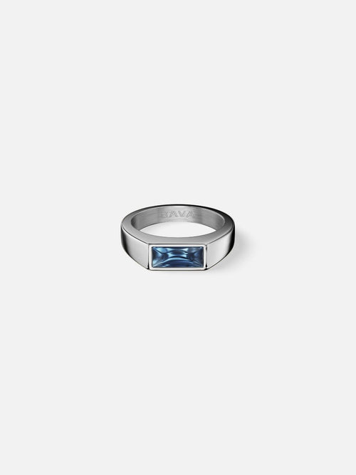 Anillo LAGO Azul | Plata