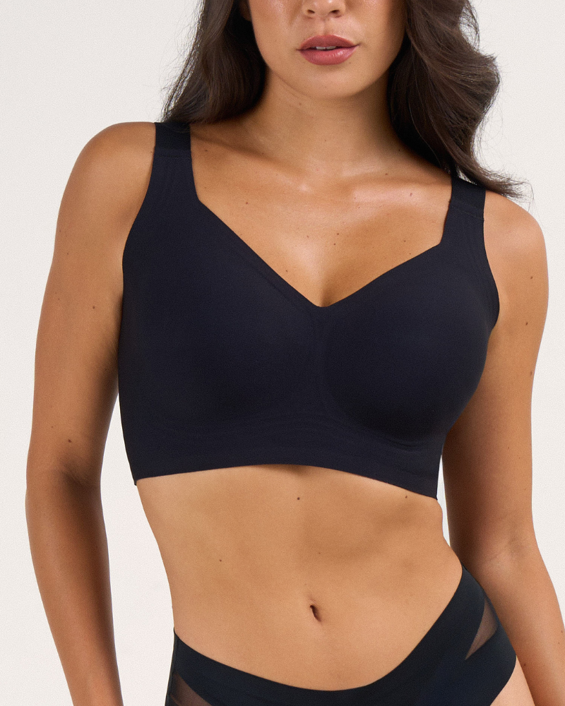 Soutien-gorge grande taille col V maintien total
