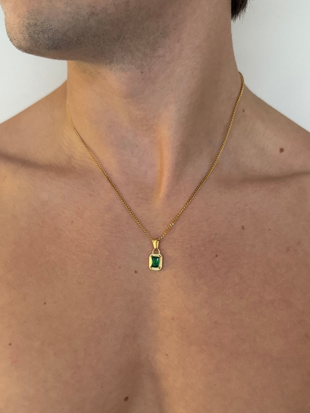 Colar GEMMA Verde | Ouro 18K