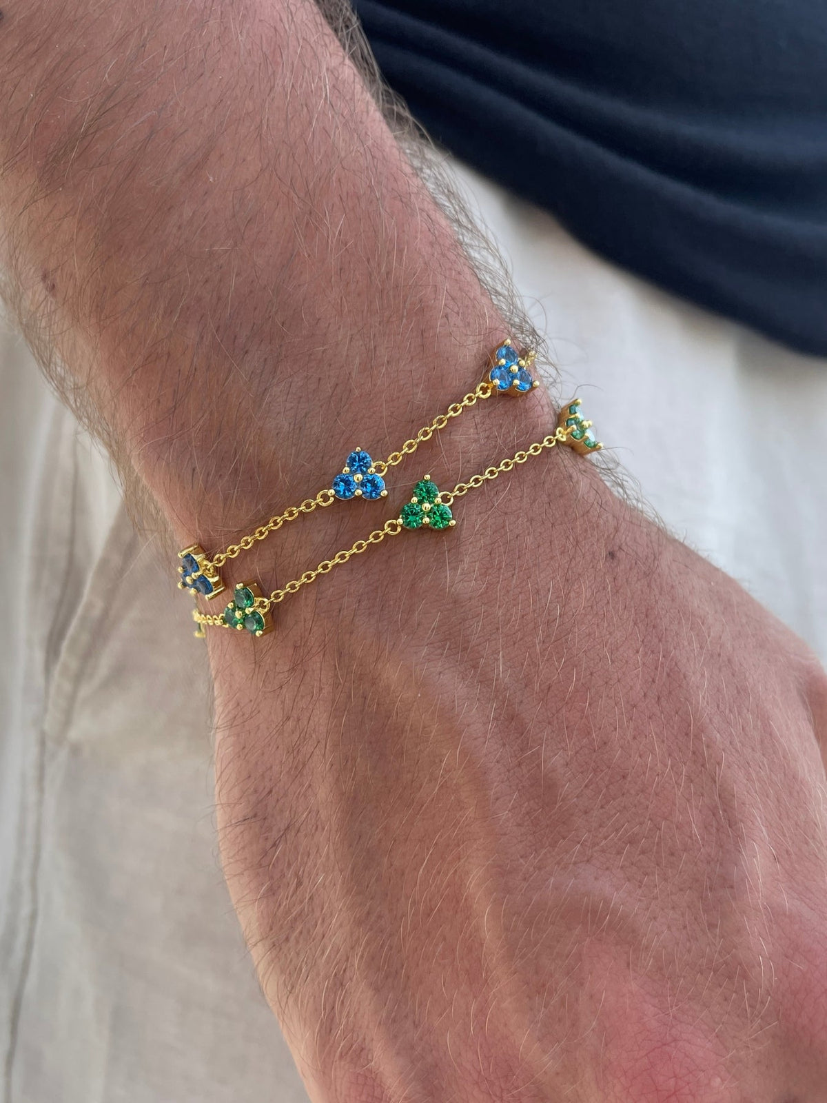 FORTUNA Smaragd Armbånd | 18K Guld