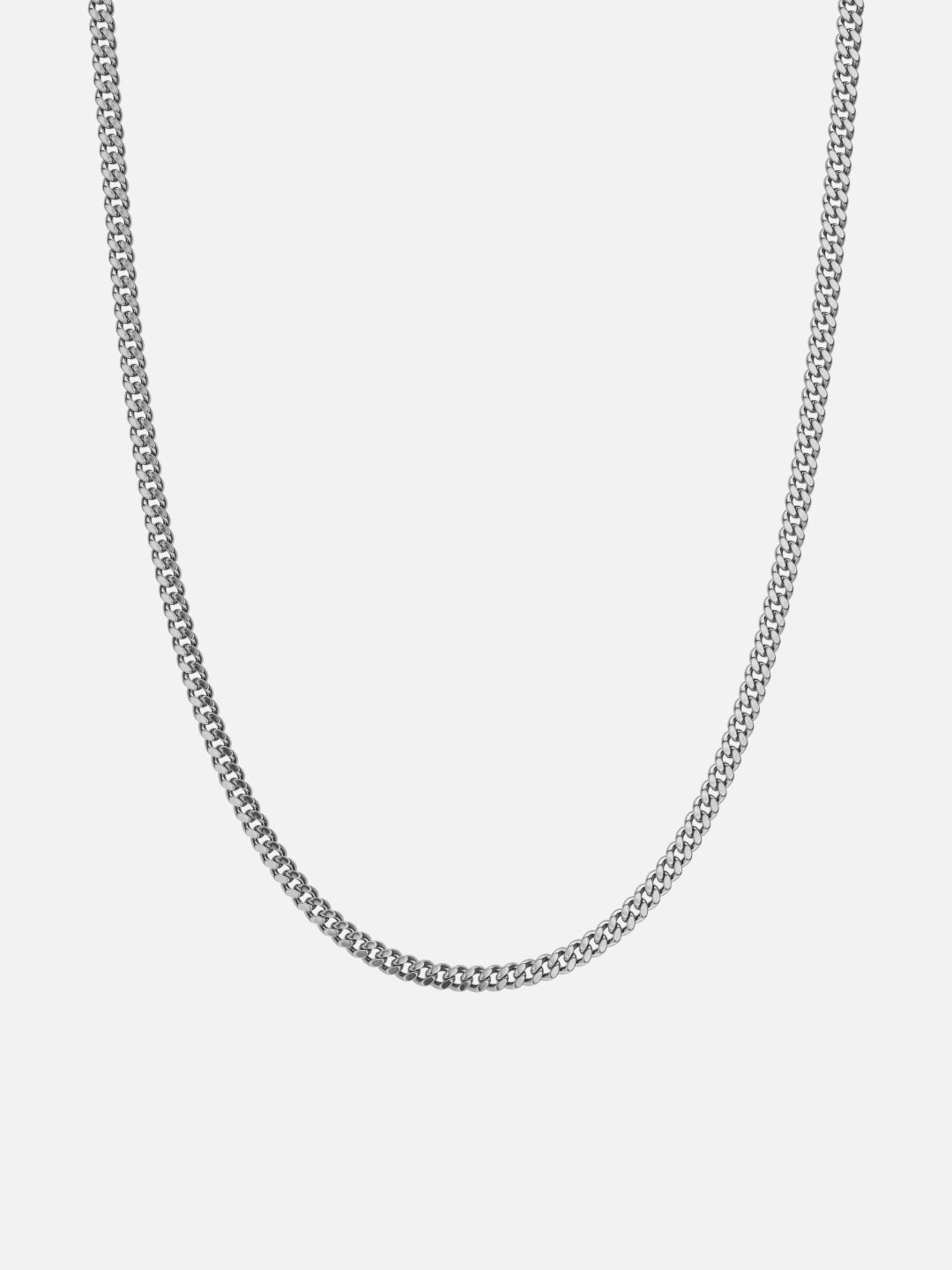 HAVANA 3 mm Halskæde | Sølv