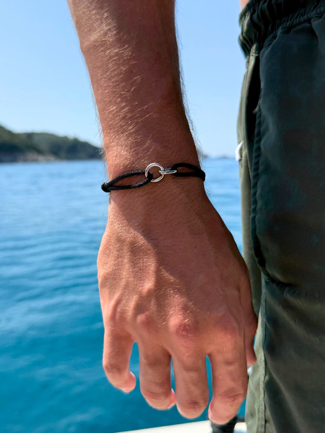 Bracelet NODO | Noir & Argent