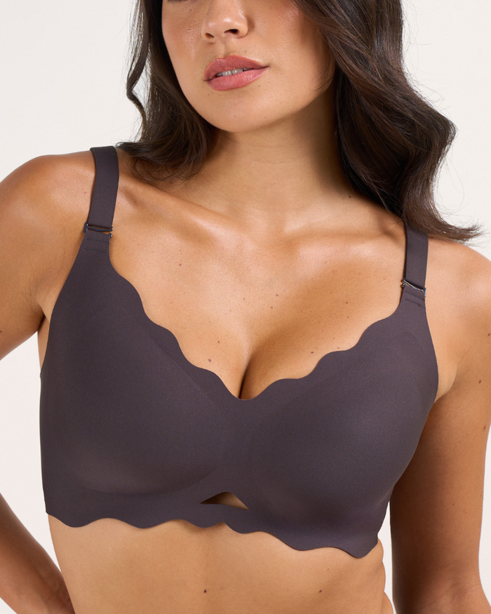 Soutien-gorge festonné détail goutte