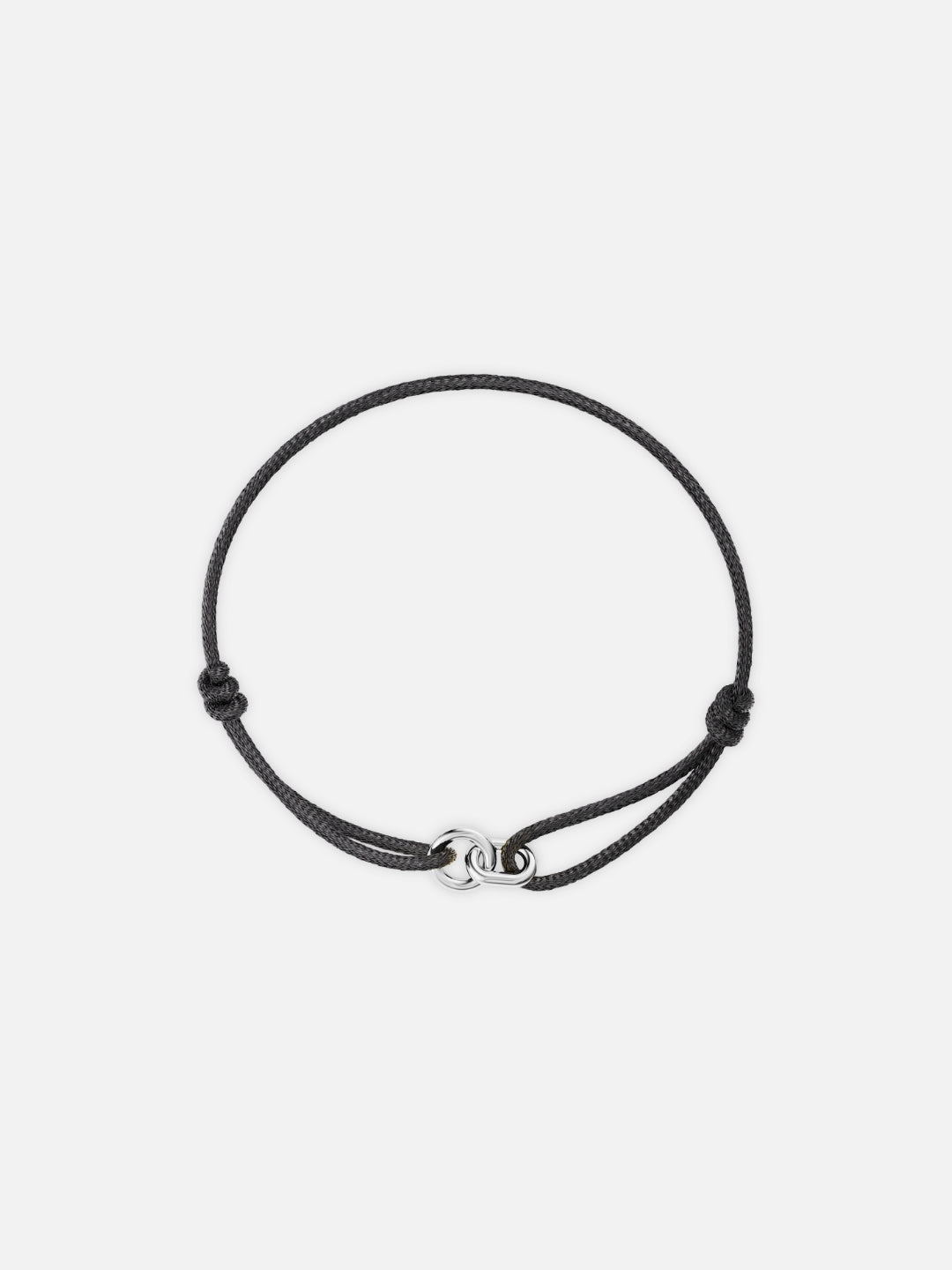 NODO Bracelet | Black & Silver