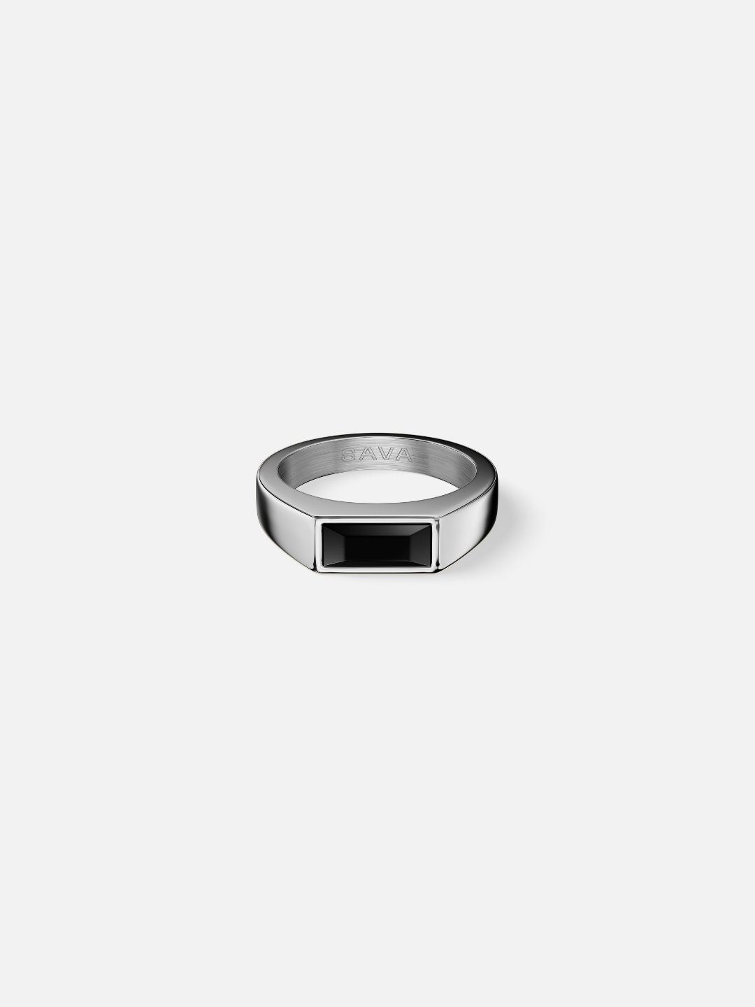 Anillo LAGO Negro | Plata