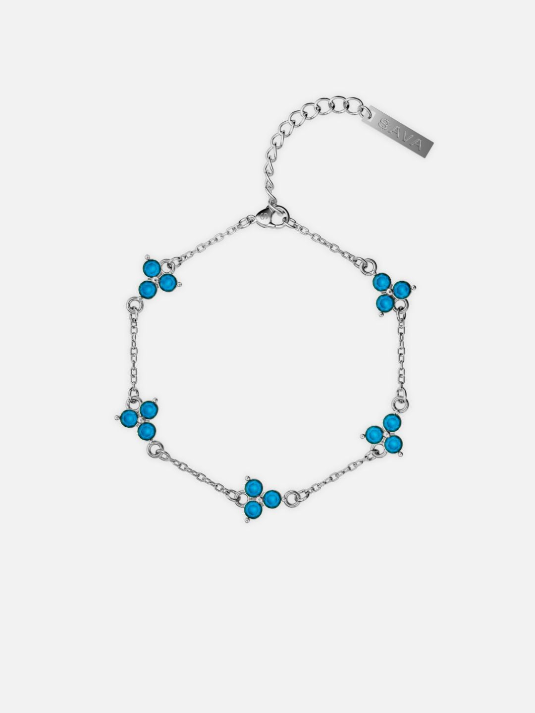 Pulsera FORTUNA Azul | Plata