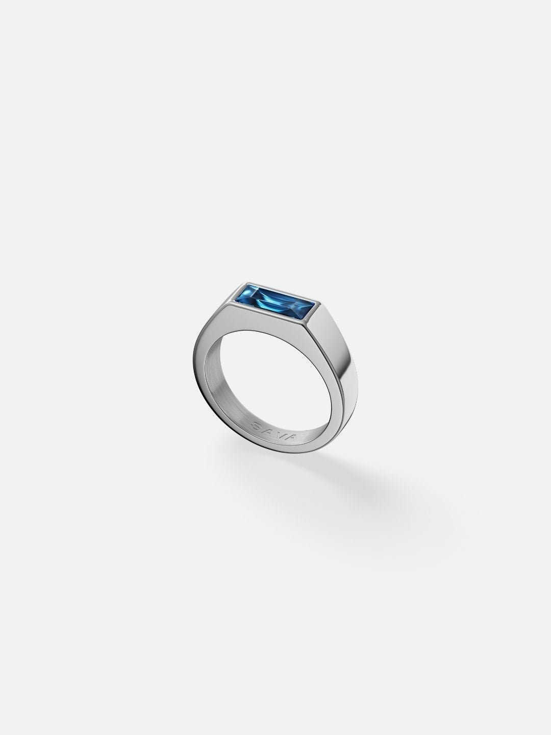 Anillo LAGO Azul | Plata
